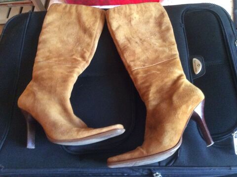 Bottes femme daim caramel 38 comme neuves ALDO 25 Étaples (62)