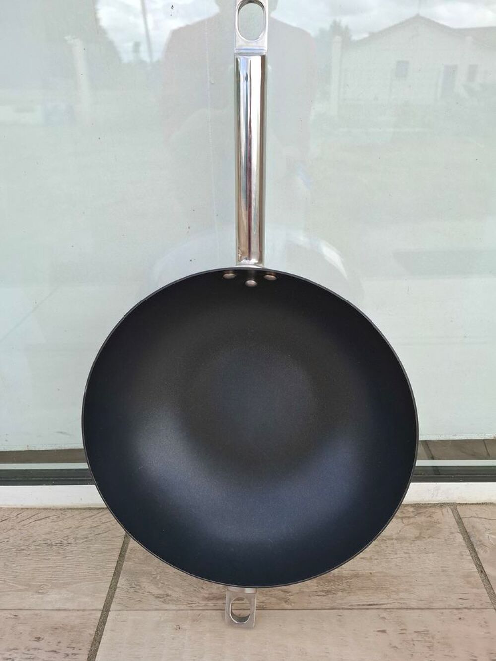 WOK DIAM. 32 CM ACIER INOXYDABLE Electroménager