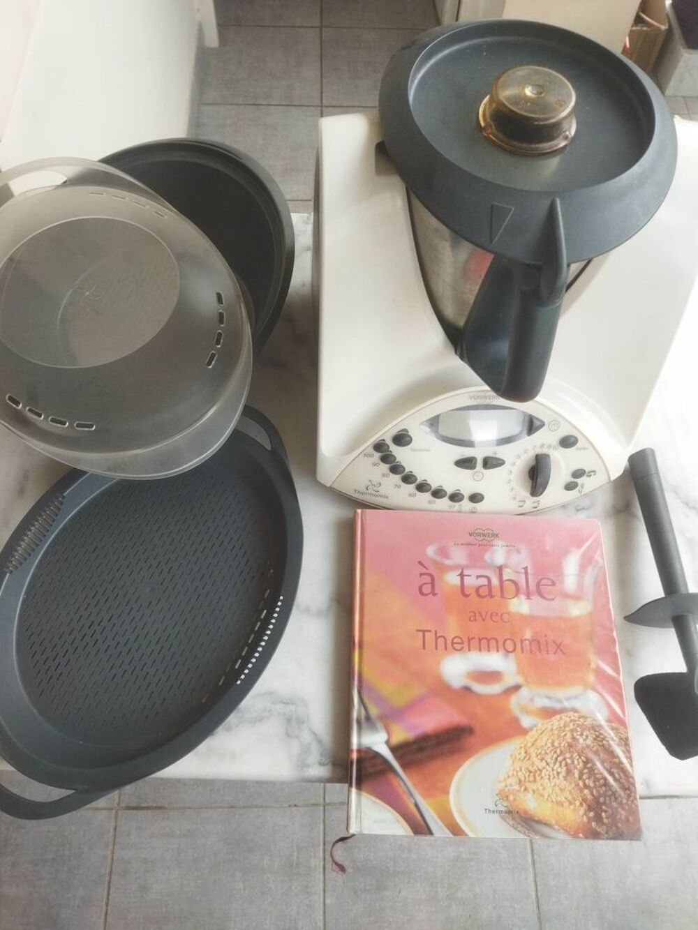 Vorwerk T31-1 avec accessoires et livre Jardin