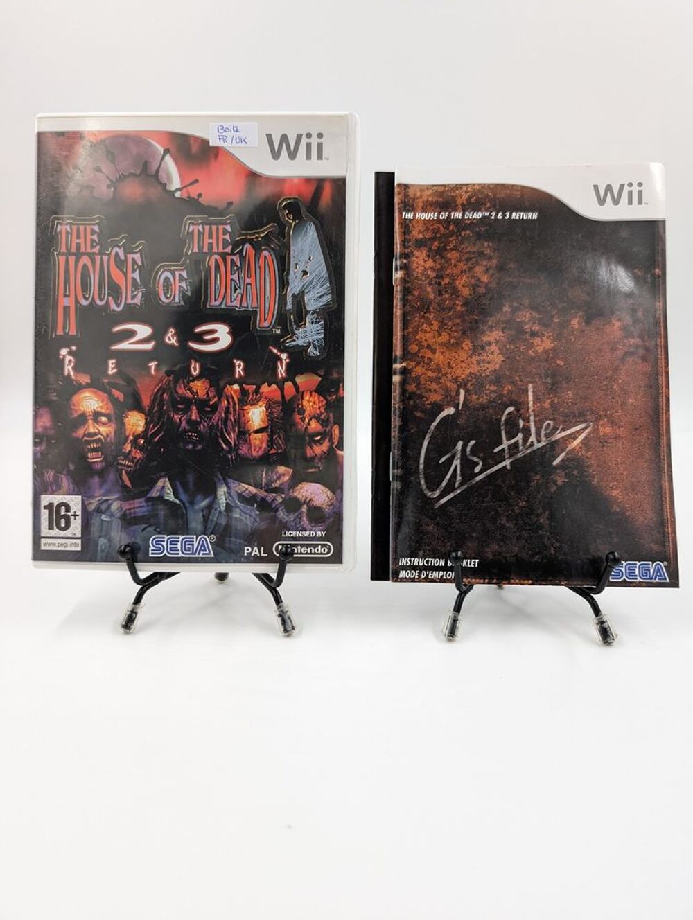 Jeu Nintendo Wii The House of the Dead 2 &amp; 3 Return complet Consoles et jeux vidos