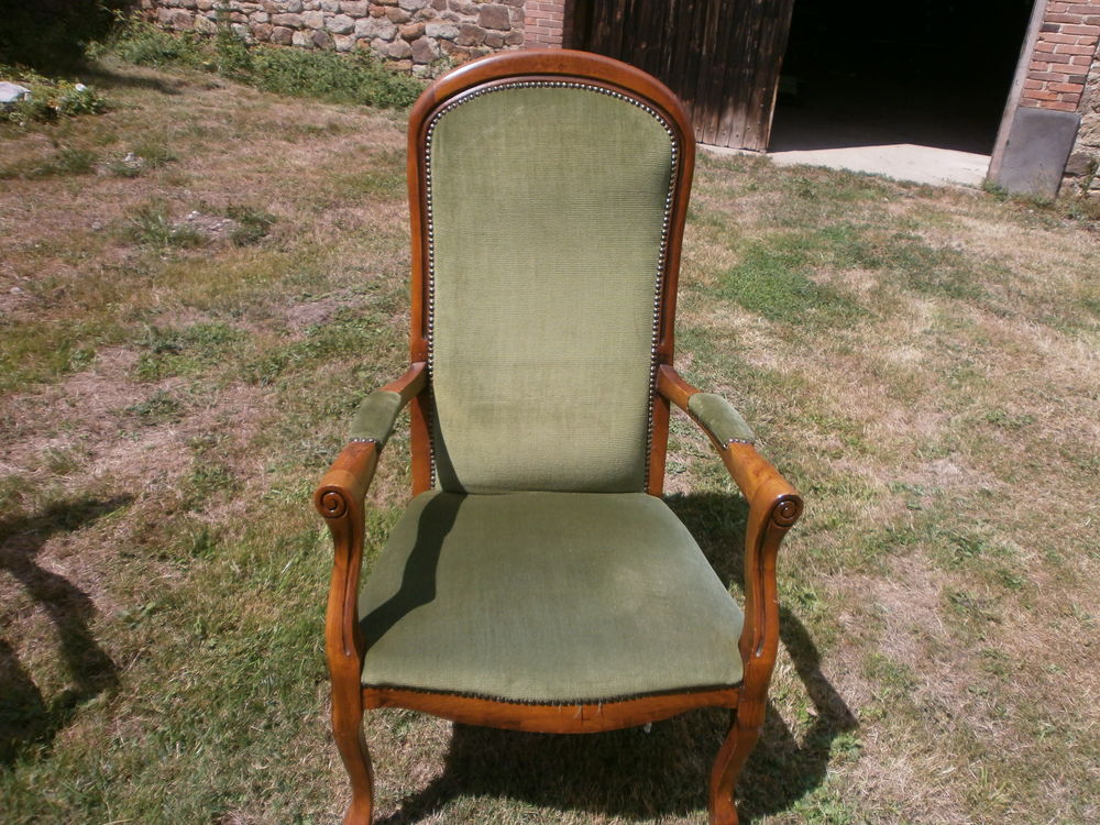 fauteuil voltaire vert Meubles