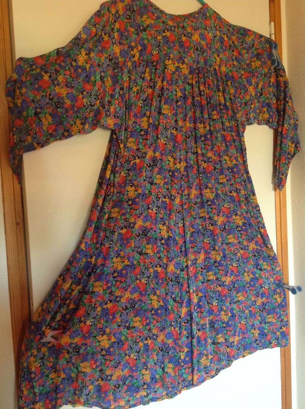 ROBE A FLEURS MULTICOLORE GRANDE TAILLE Vtements
