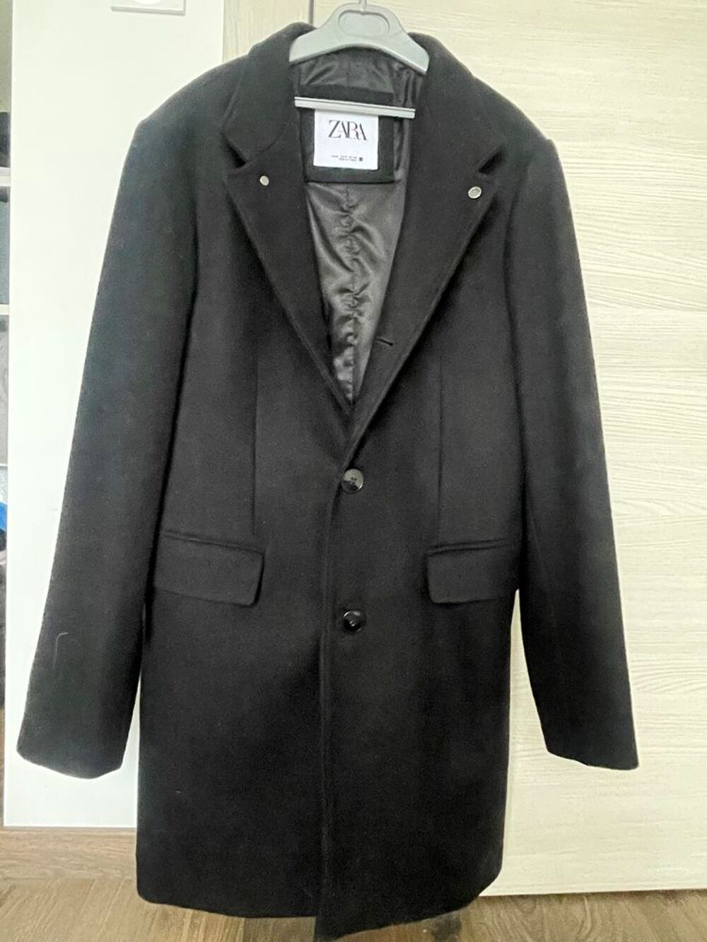 Manteau noir S Zara Vêtements