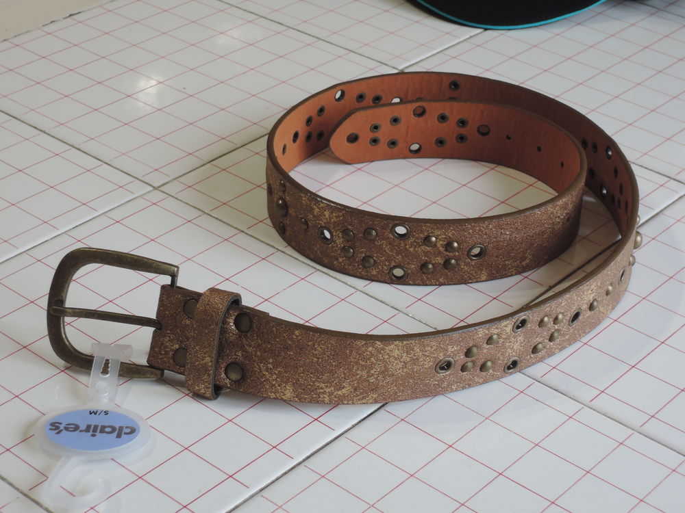 Ceinture claire's taille S/M neuve Maroquinerie