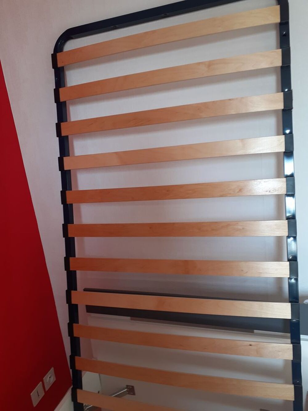 Sommier &agrave; latte une place Mobilier enfants