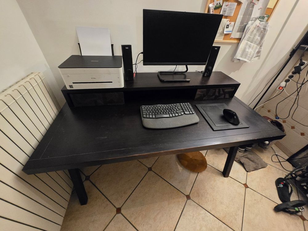Bureau (secr&eacute;taire) avec r&eacute;hausse Roche Bobois Meubles