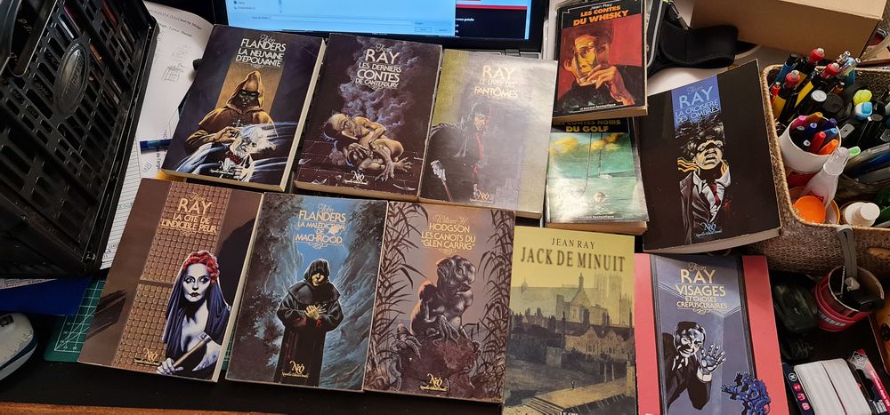 Harry Dickson de Jean Ray int&eacute;grale 21 tomes + 10 Livres et BD