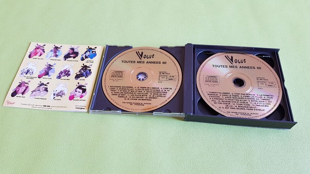 TOUTES MES ANN&Eacute;ES 60 CD et vinyles