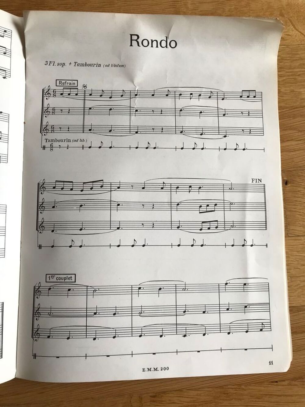 livret Bruits de fl&ucirc;tes musique de Guy Miaille Instruments de musique