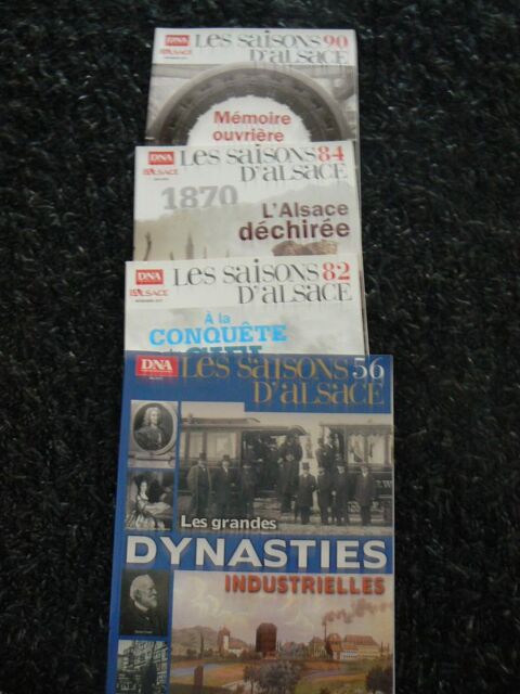 Collection revues neuves Les saisons d'Alsace n 56/82/84/90 12 Ingwiller (67)