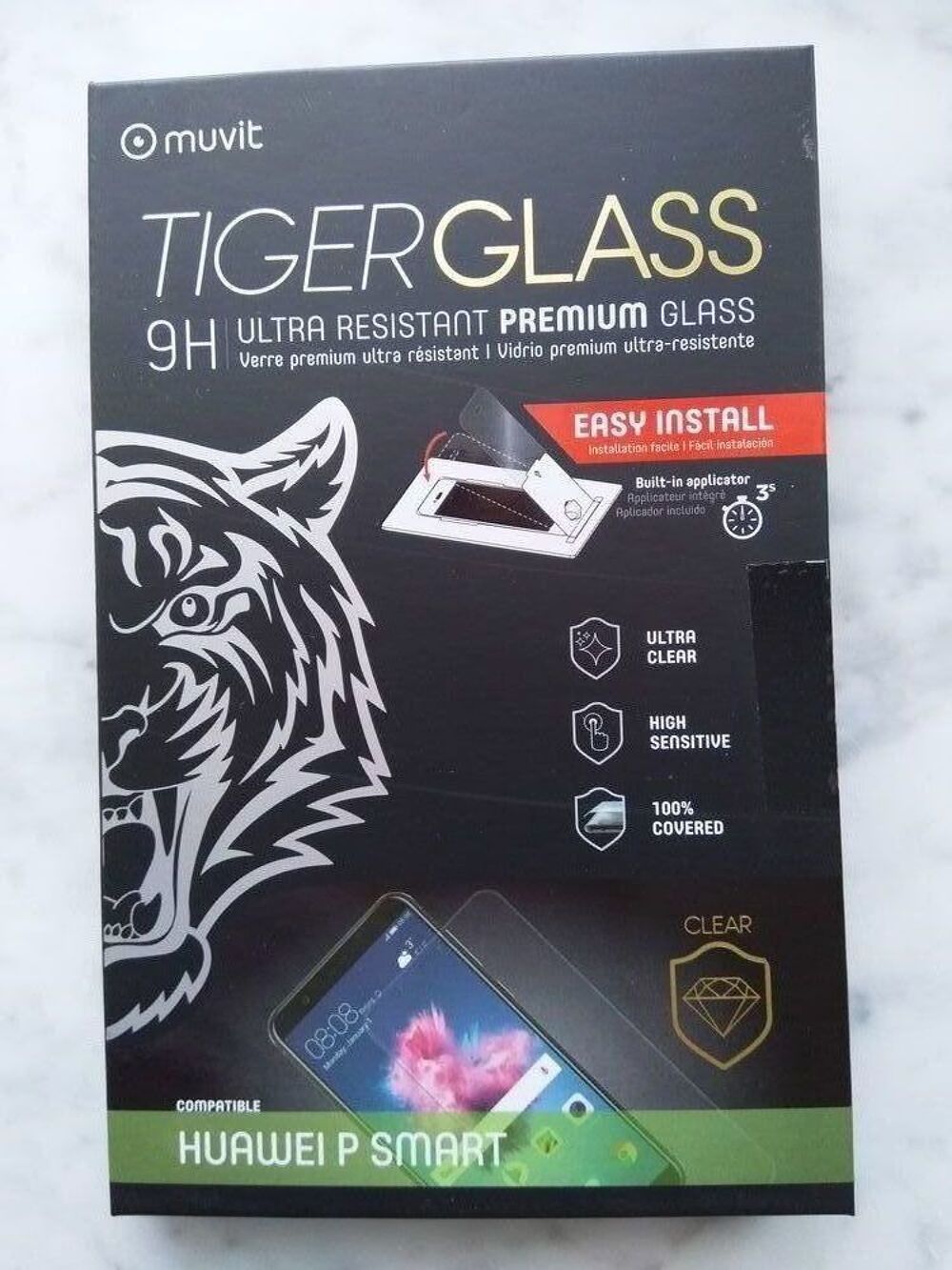 Film de protection Tiger Glass pour smartphone Huawei Téléphones et tablettes