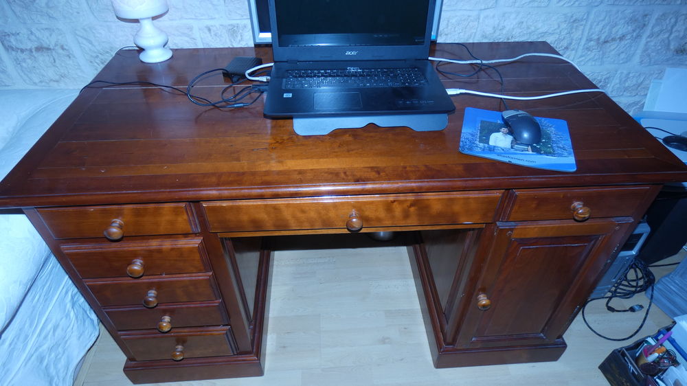 bureau merisier massif Meubles