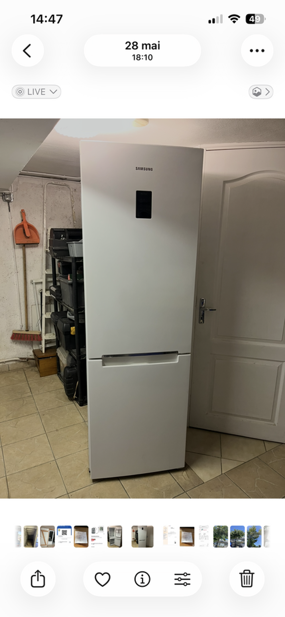 R&eacute;frig&eacute;rateur cong&eacute;lateur Electroménager