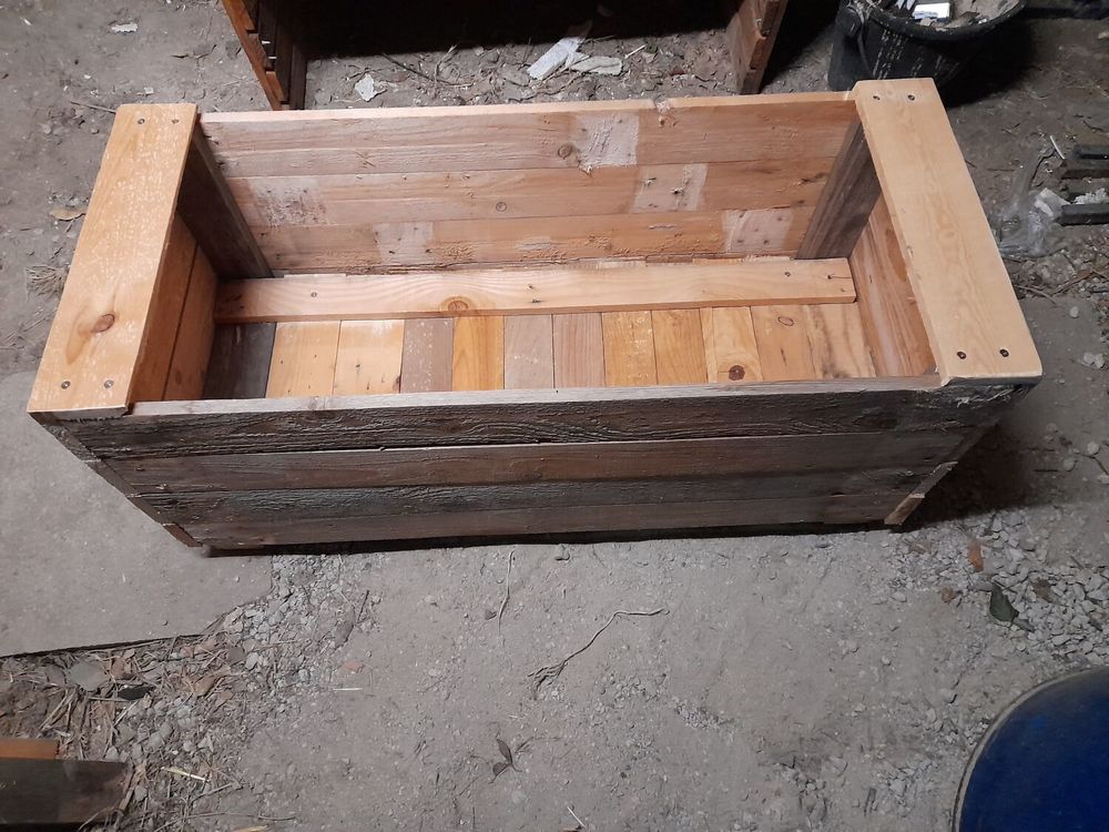 Caches clim en bois recycl&eacute; Jardin