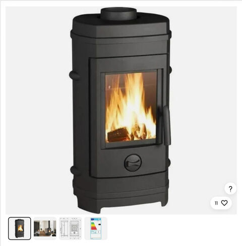 Poêle à bois Invicta 7 kW Remilly 380 Compreignac (87)