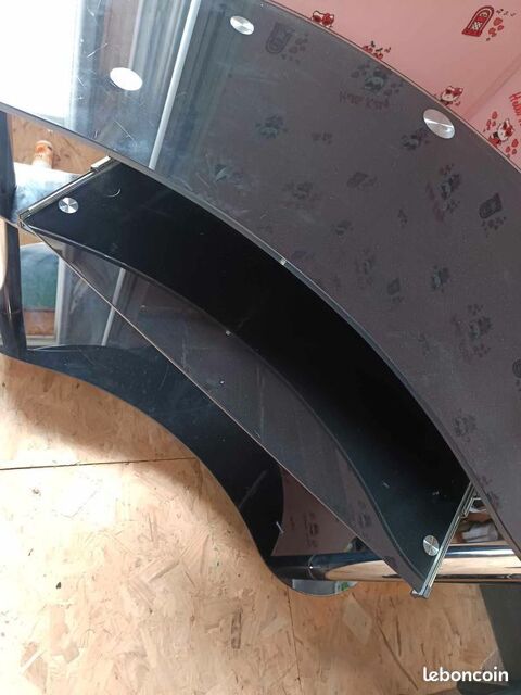 Bureau ordinateur d'angle en verre 25 Les �parres (38)