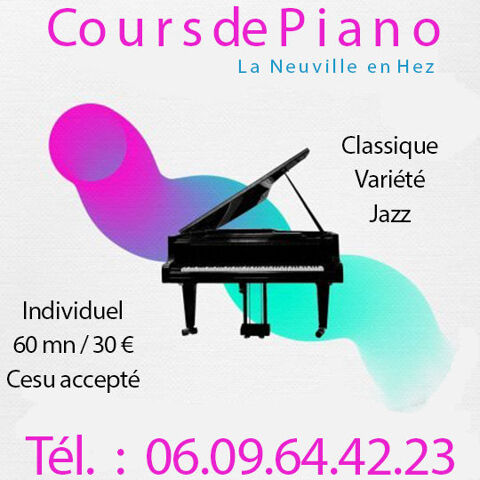 Cours de Piano 0 60510 La neuville-en-hez