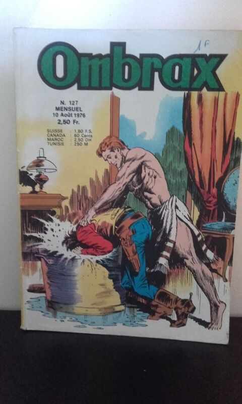 BD - Ombrax N�127 Ao�t 1976 8 Angers (49)