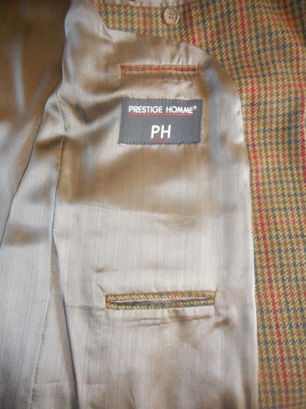 VESTE HOMME PIEDS POULE, T. 44, NEUVE 