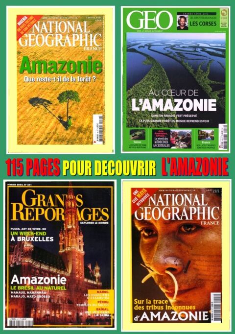 AMAZONIE - géo - AMÉRIQUE DU SUD 15 Paris 10 (75)