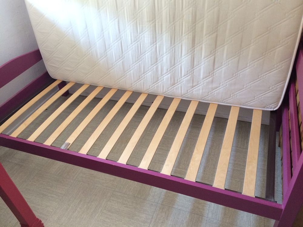 Lit (cadre+sommier+matelas)1 personne Meubles