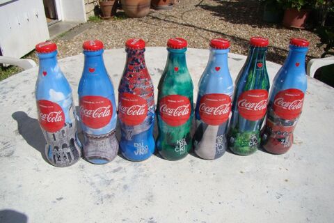 Lot de 7 Bouteilles Coca-Cola collector    Croatie   - 2017 150 Gargenville (78)