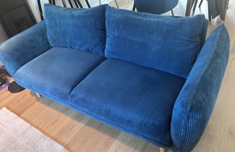 Canap� bleu confortable 199 Marolles (41)