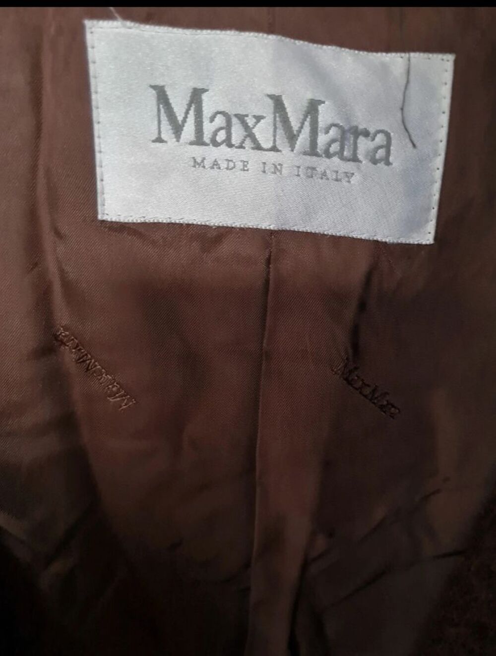 Manteau Max Mara marron 40 Vêtements