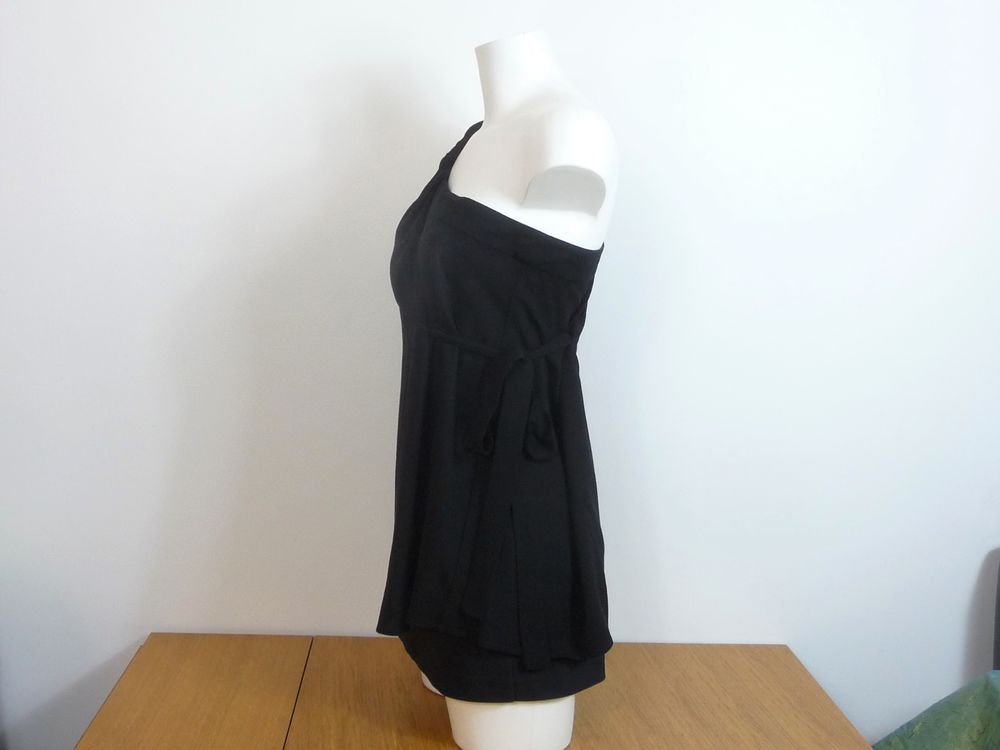 Tunique/ Top Noir &agrave; Une Bretelle avec Lien &agrave; Nouer- Kookai Vêtements