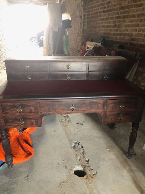 Bureau Ministre Louis Philippe en Merisier 250 Fleurbaix (62)