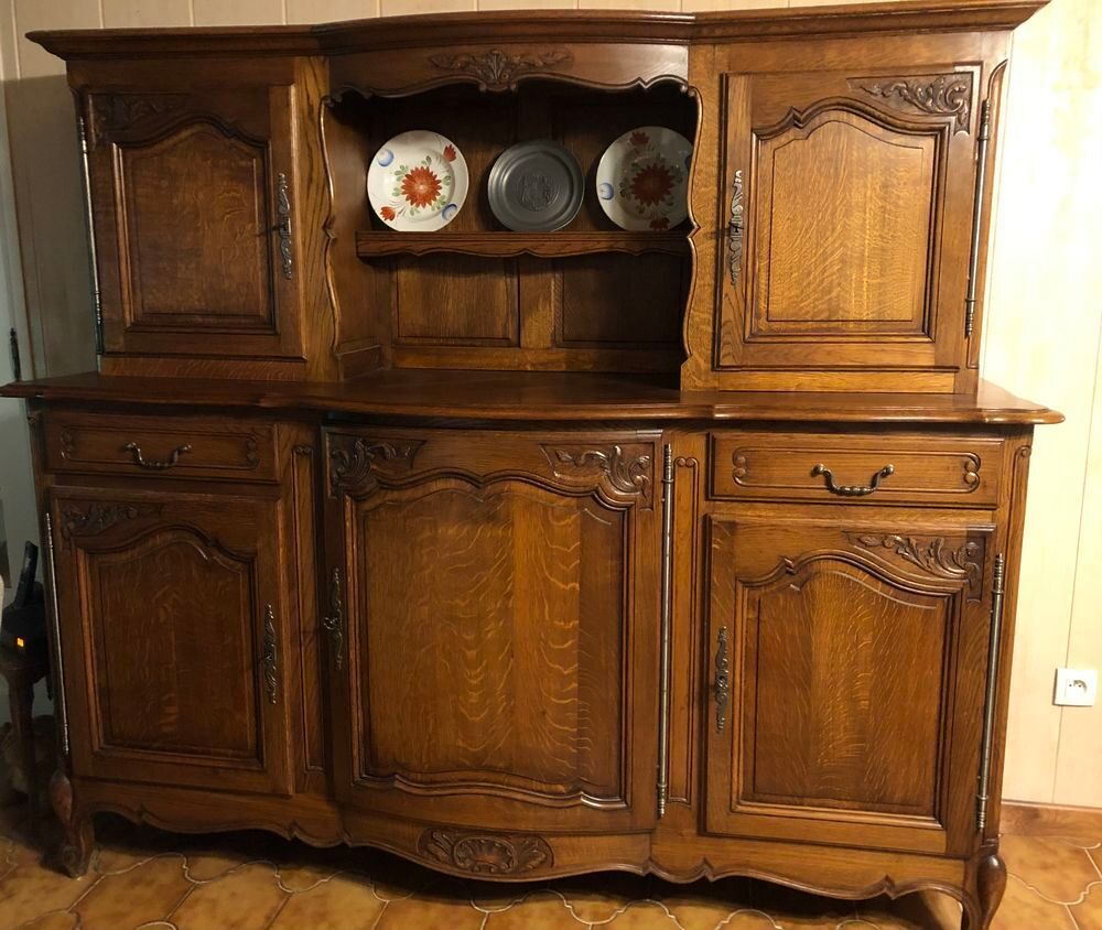 BUFFET SALLE &agrave; MANGER CH&Ecirc;NE MASSIF Meubles