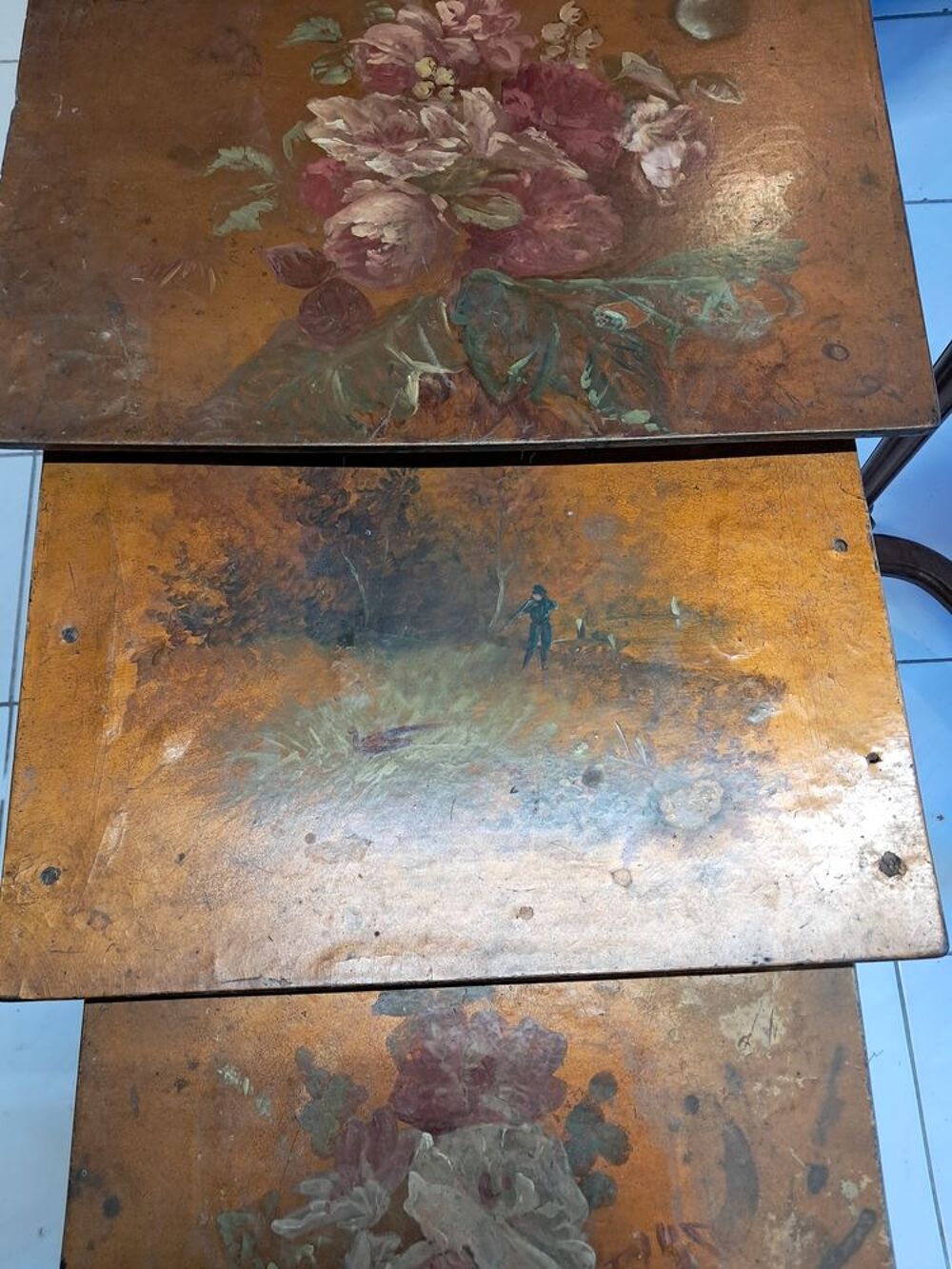 Table gigogne ancienne Meubles