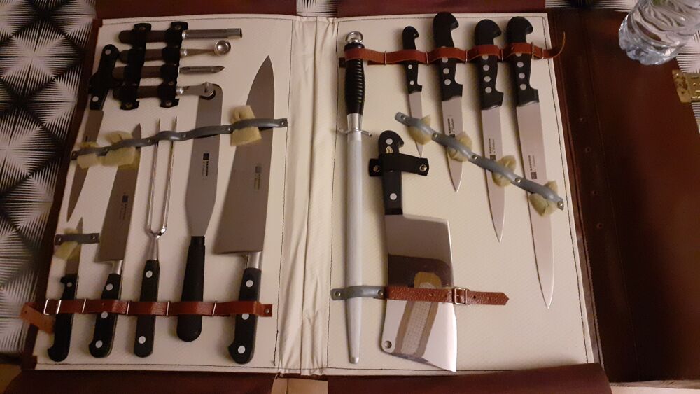 MALLETTE VINTAGE POUR CHEF DE CUISINE Cuisine