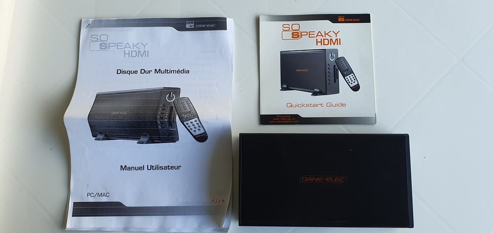 Disque dur multim&eacute;dia DANE-ELEC So Speaky HDMI Photos/Video/TV