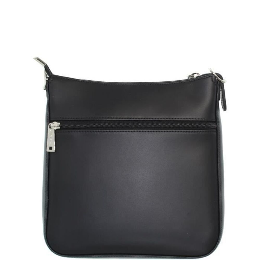 Sac Lancaster Constance en cuir vachette noir Maroquinerie