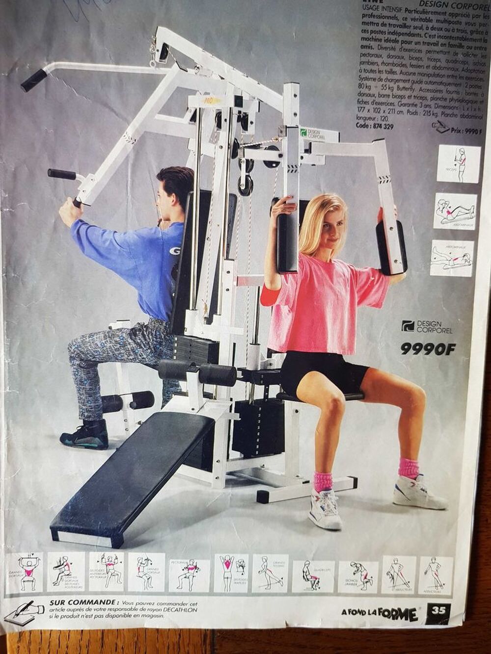 banc de musculation 4 postes Sports