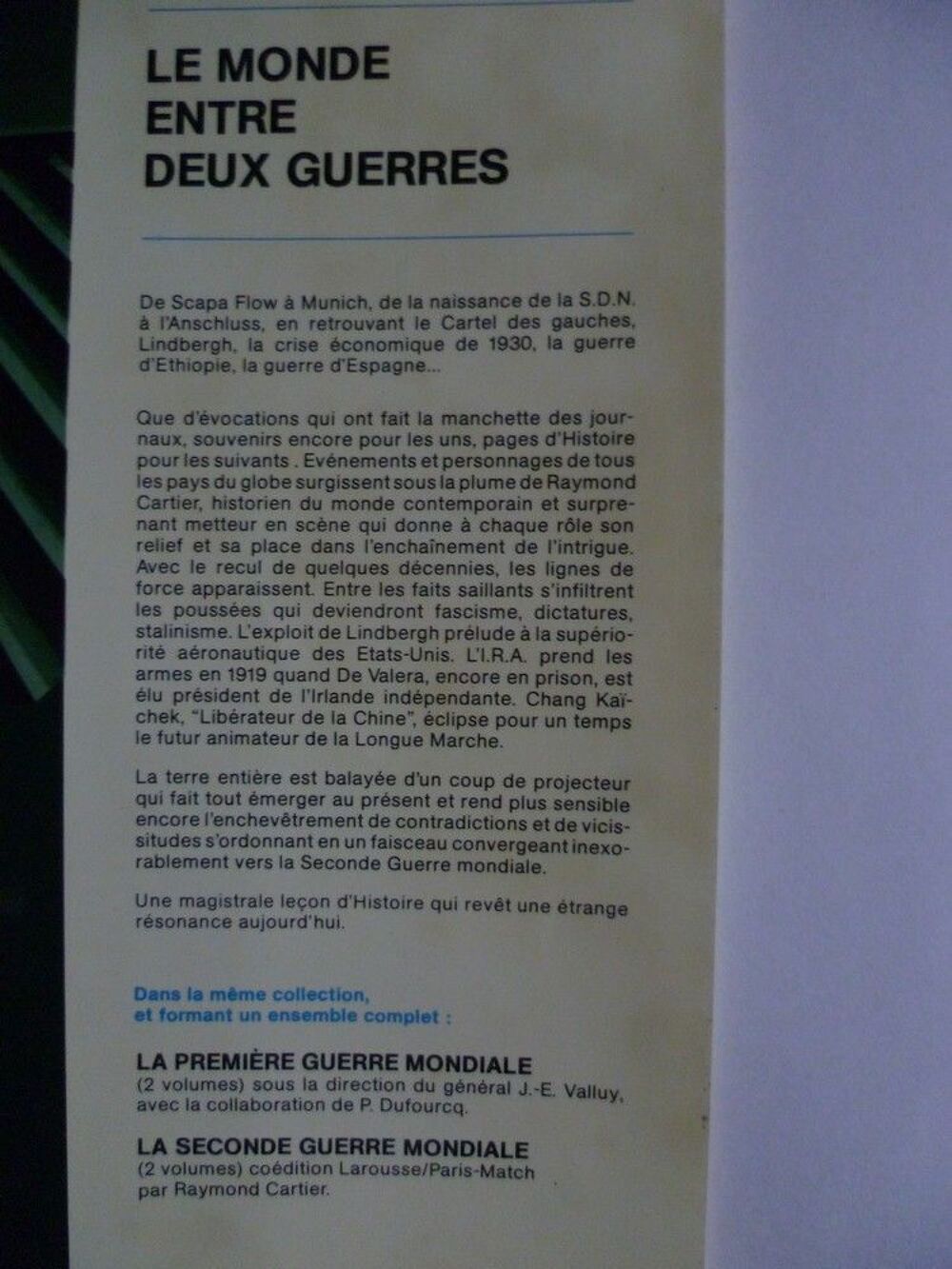 Le monde entre deux guerres - 1919-1939 Livres et BD