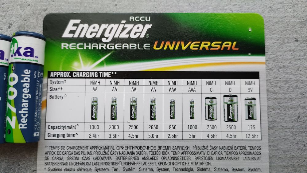 Chargeur de Batterie Universel Energizer avec 22 Piles/Accus Matriel informatique