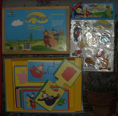 Lot de 2 Jeux Teletubbies + 12 Stickers 22 Montreuil (93)