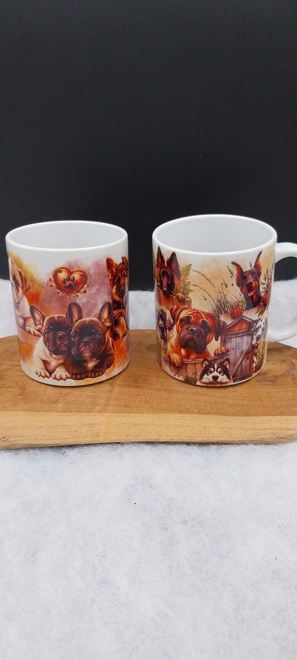 mugs personnalis&eacute;s chiens Décoration