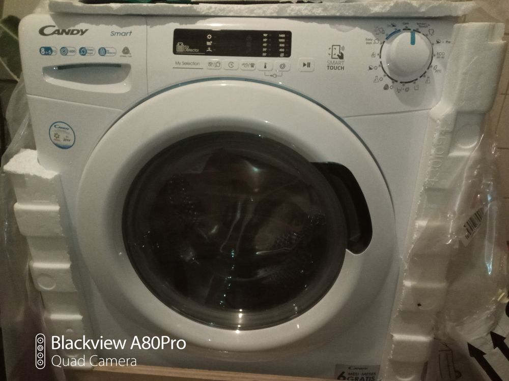 lave linge s&eacute;chant ouverture hublot 8/5 kg - candy hcuw4852d Electroménager