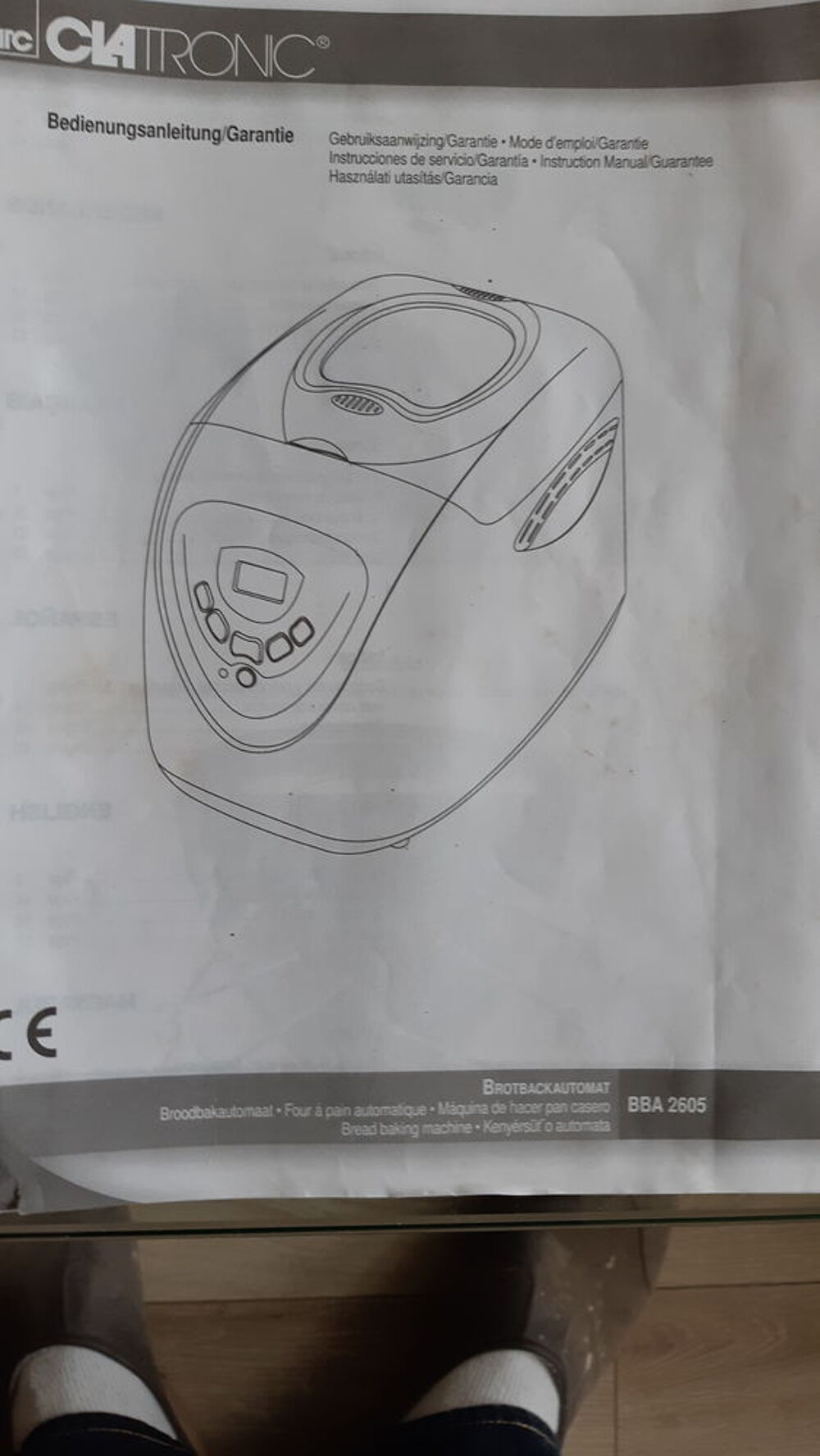 Machine a pain avec notice. 25€ Cuisine