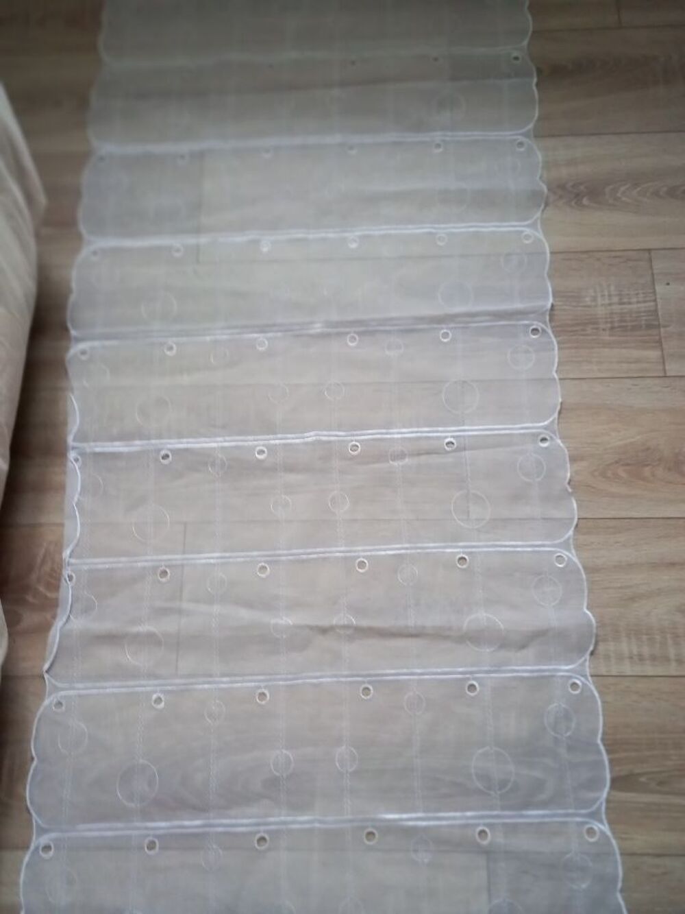 Paire de rideaux blancs 70 X 160 cm Décoration