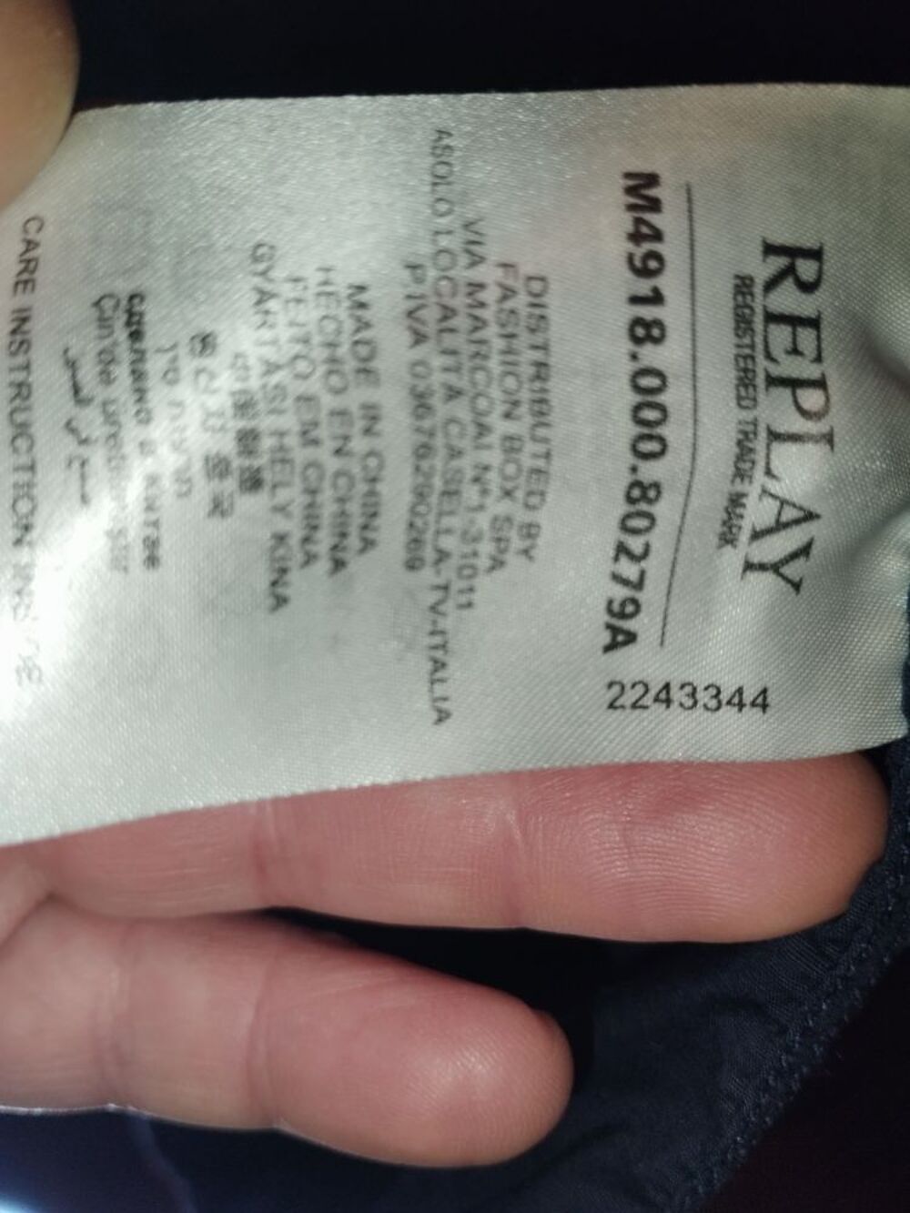chemise homme REPLAY Vêtements