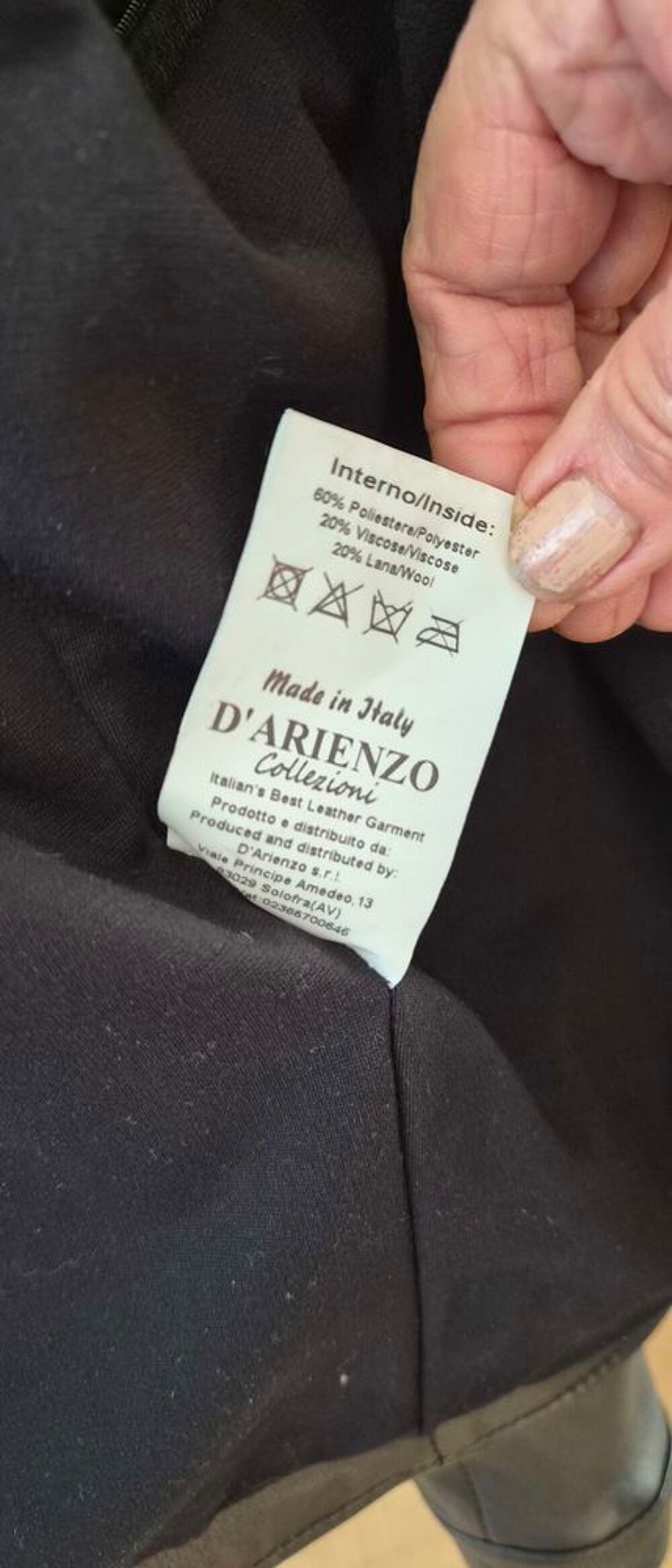 Blouson cuir homme agneau souple italien darienzo Vêtements