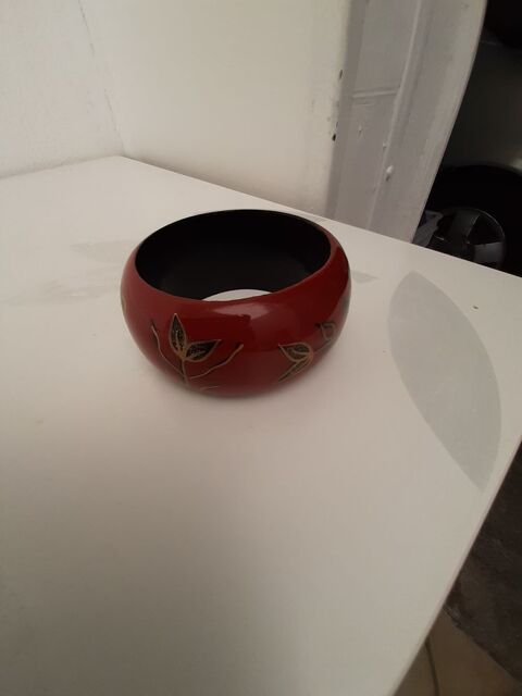 Bracelet couleur bordeaux avec motifs 4 Aytr (17)