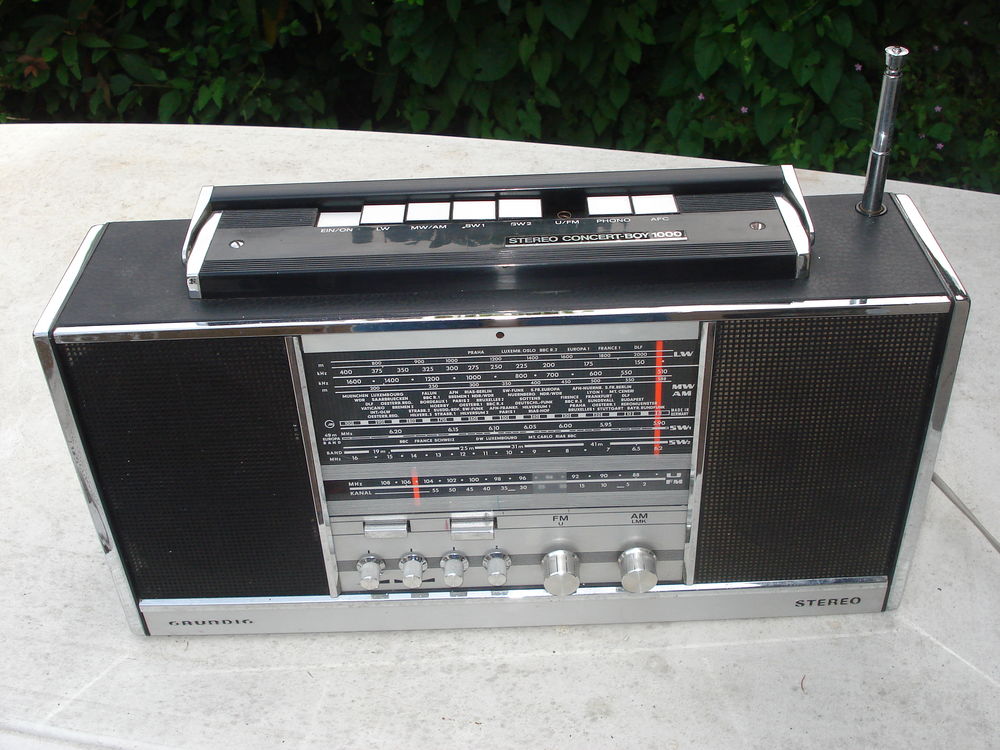 Ratio portative GRUNDING St&eacute;r&eacute;o-Concert-Boy 1000 VINTAGE Audio et hifi