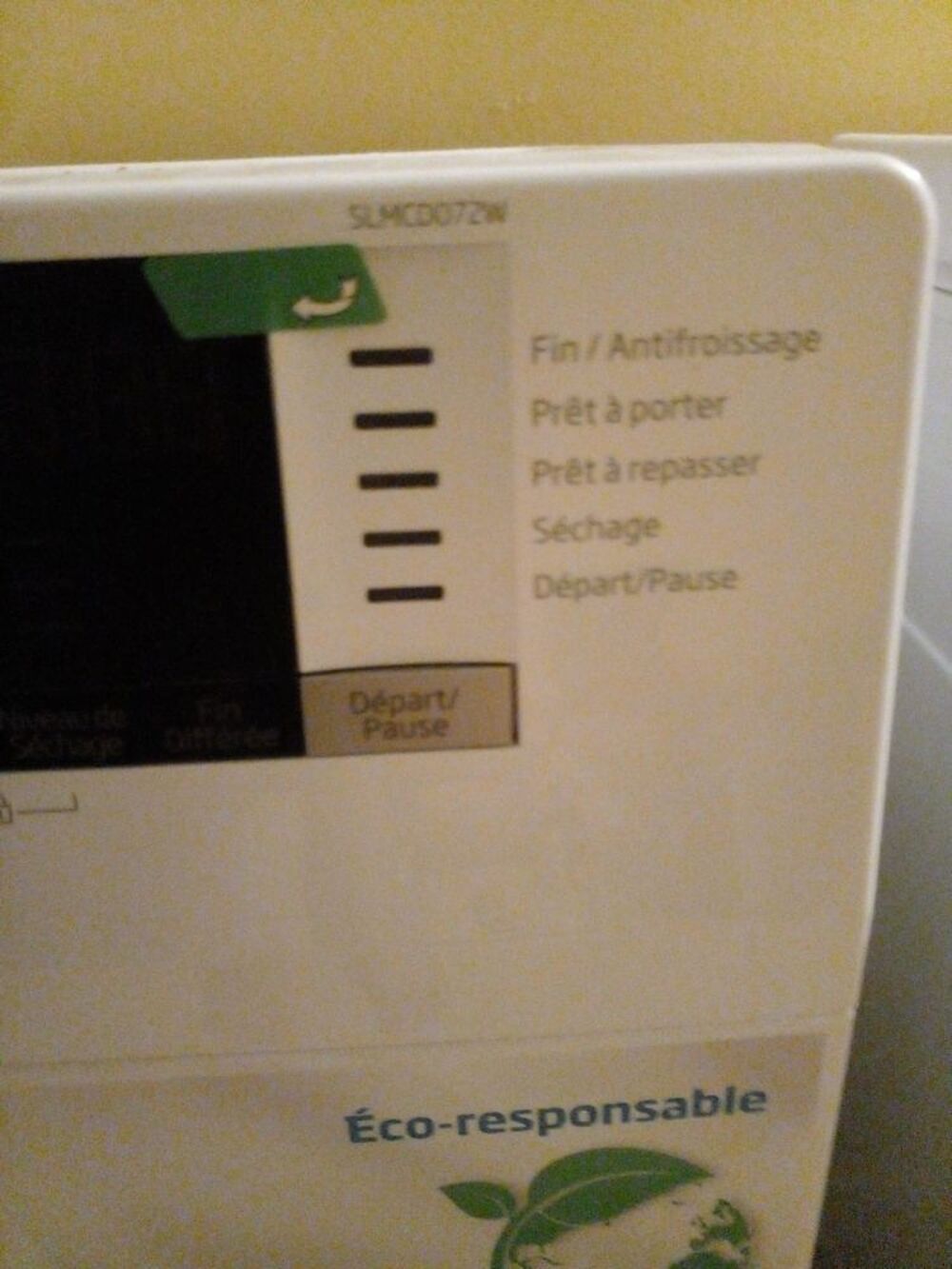 s&egrave;che-linge encore sous garanti Electroménager
