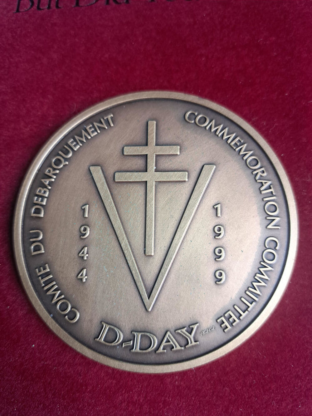 1999 m&eacute;daille D-Day en bronze 