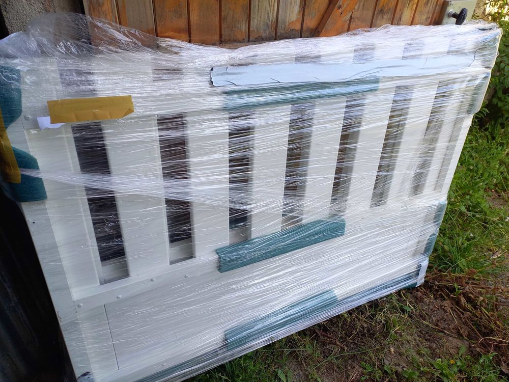 Portail battant en PVC Bricolage